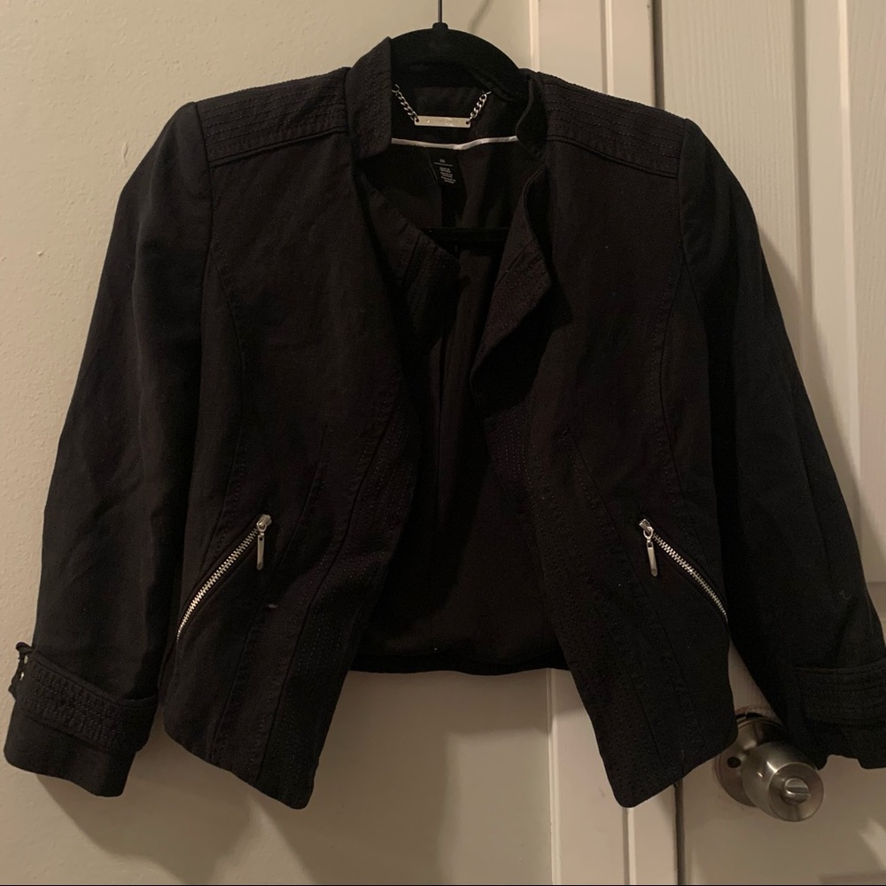 WHBM Cropped Blazer